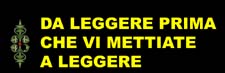 Da leggere prima che vi mettiate a leggere