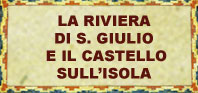 La riviera di San Giulio e il castello sull'Isola